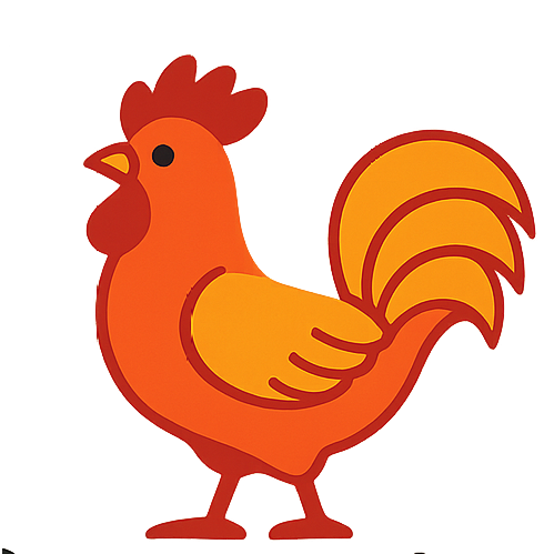 Rooster Charm
